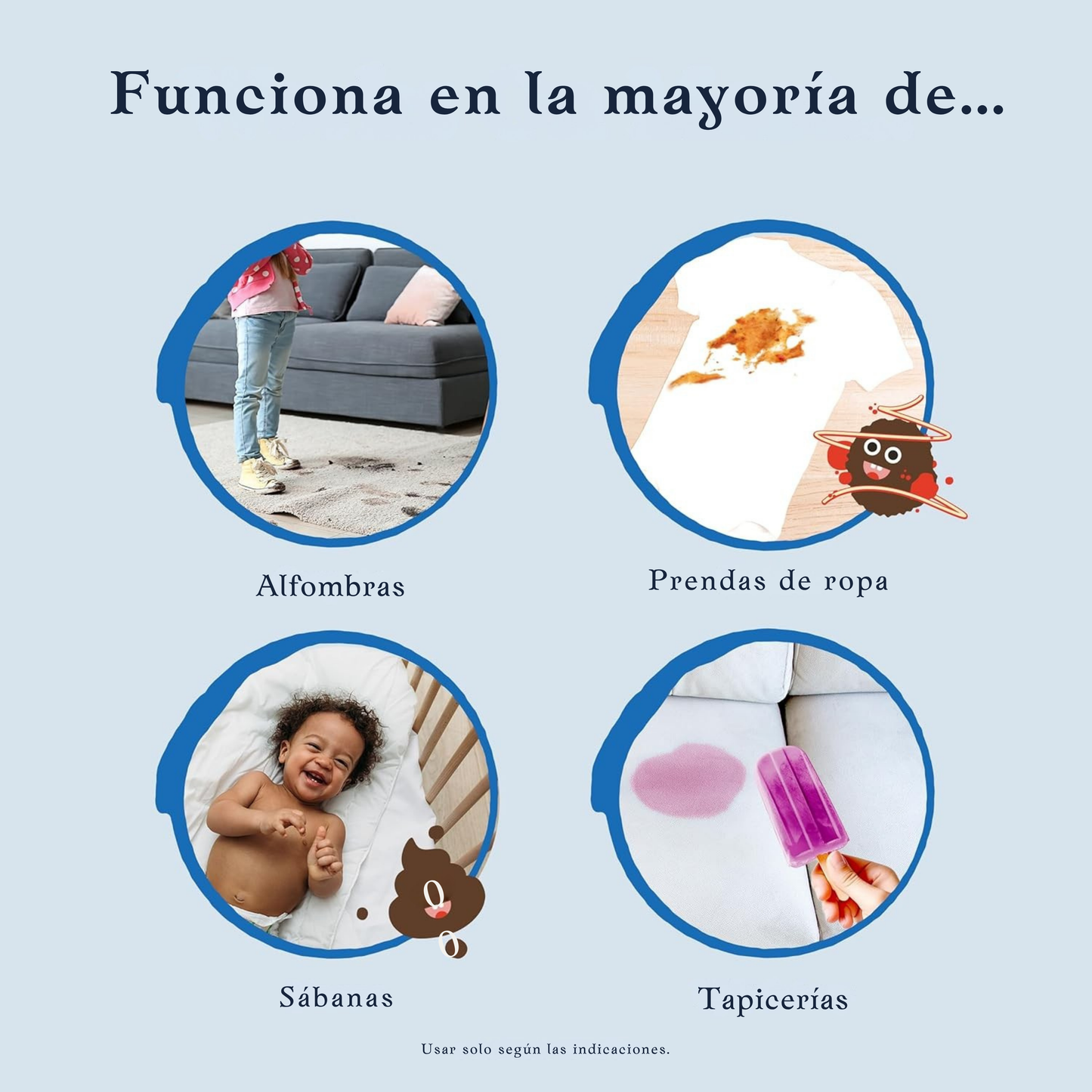 Spray Limpiador Multiusos Para Ropa, Tapicerías, Alfombras y Textil En General
